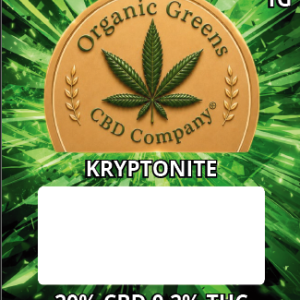 KRYPTONITE – FLOR DE CBD