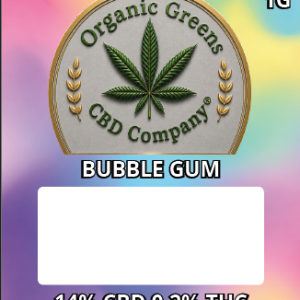BUBBLE GUM – FLOR DE CBD